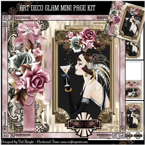 Art Deco Glam Mini Page Kit