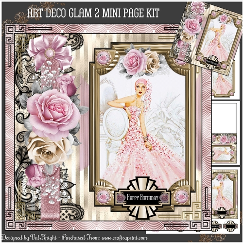Art Deco Glam 02 Mini Page Kit