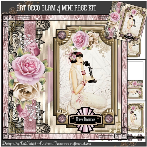 Art Deco Glam 04 Mini Page Kit