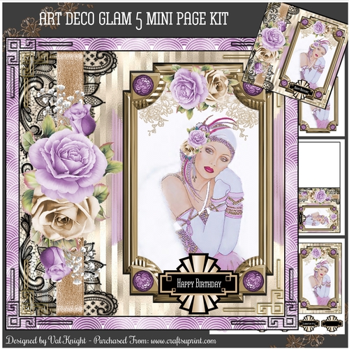 Art Deco Glam 05 Mini Page Kit