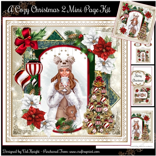 A Cozy Christmas 2 Mini Page Kit 