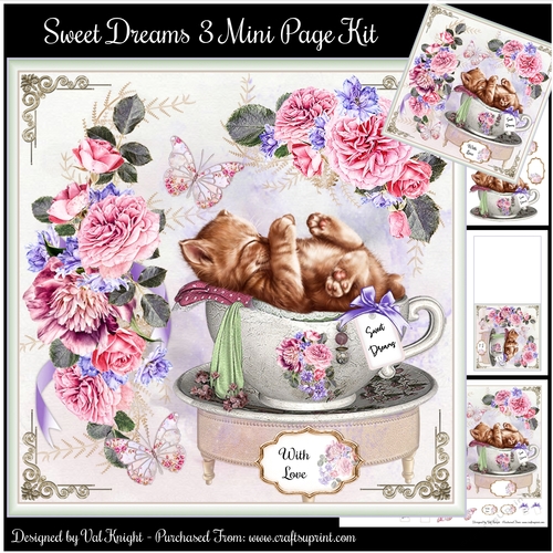 Sweet Dreams 3 Mini Page Kit 