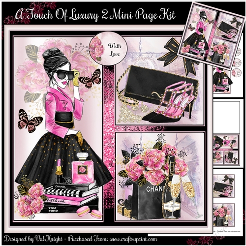 A Touch Of Luxury 2 Mini Page Kit 