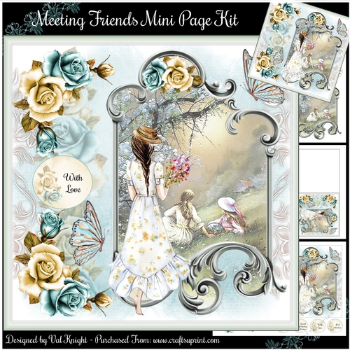 Meeting Friends Mini Page Kit 