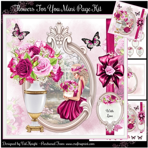 Flowers For You 2 Mini Page Kit 