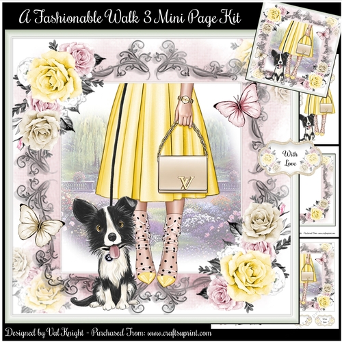 A Fashionable Walk 3 Mini Page Kit 