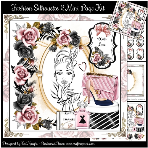 Fashion Silhouette 2 Mini Page Kit 