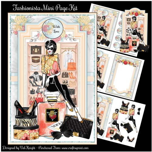 Fashionista Mini Page Kit 