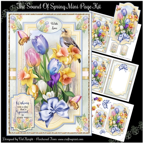 The Sound Of Spring Mini Page Kit 
