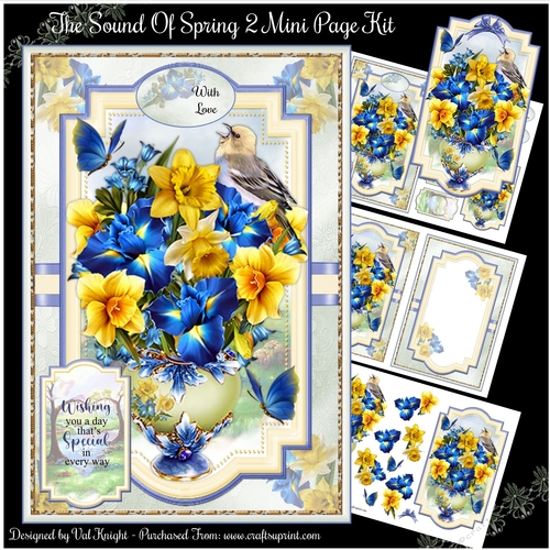 The Sound Of Spring 2 Mini Page Kit 