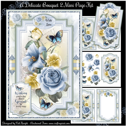 A Delicate Bouquet 2 Mini Page Kit 