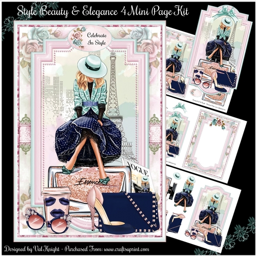 Style Beauty & Elegance 4 Mini Page Kit 