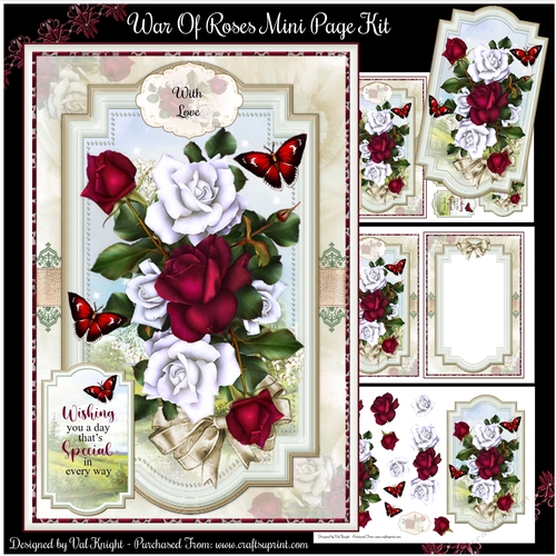 War Of Roses Mini Page Kit
