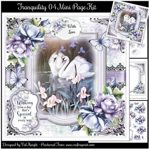 Tranquility 04 Mini Page Kit 