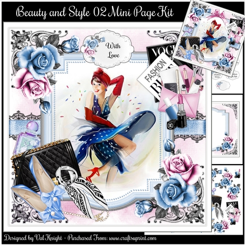 Beauty and Style 02 Mini Page Kit 