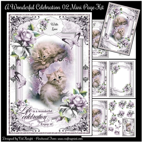 A Wonderful Celebration 02 Mini Page Kit 