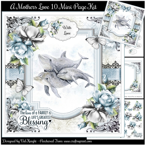 A Mothers Love 10 Mini Page Kit 