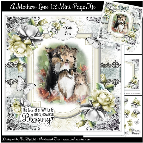 A Mothers Love 12 Mini Page Kit 