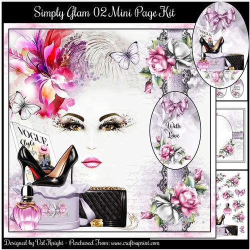 Simply Glam 02 Mini Page Kit