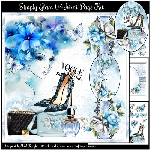 Simply Glam 04 Mini Page Kit 