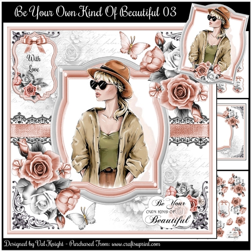 Be Your Own Kind Of Beautiful 03 Mini Page Kit 