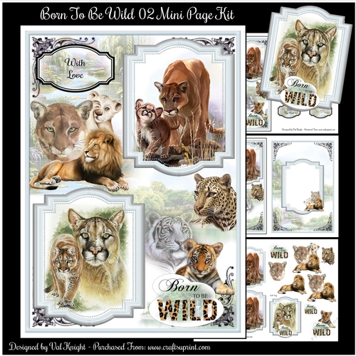 Born To Be Wild 02 Mini Page Kit