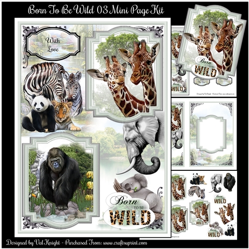 Born To Be Wild 03 Mini Page Kit 