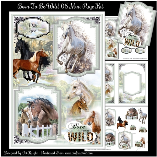 Born To Be Wild 05 Mini Page Kit