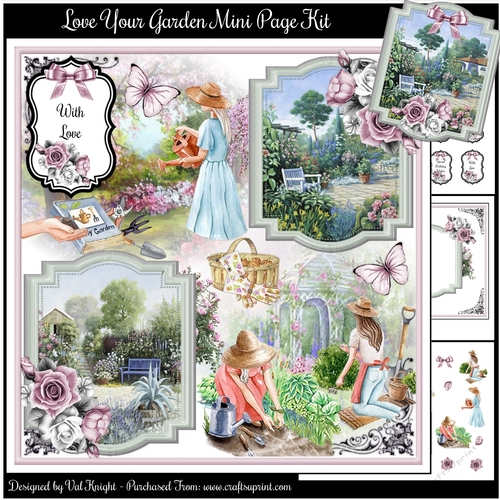 Love Your Garden Mini Page Kit 
