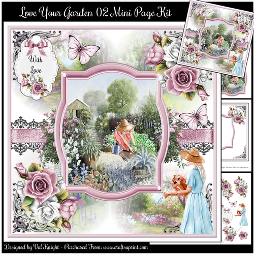 Love Your Garden 02 Mini Page Kit 