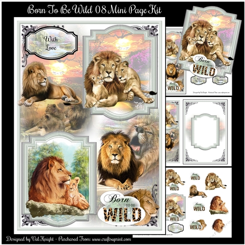 Born To Be Wild 08 Mini Page Kit 