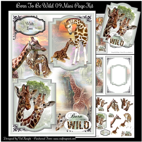 Born To Be Wild 09 Mini Page Kit