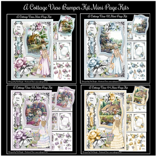 Bumper Kit Of 4 A Cottage View Mini Page Kits