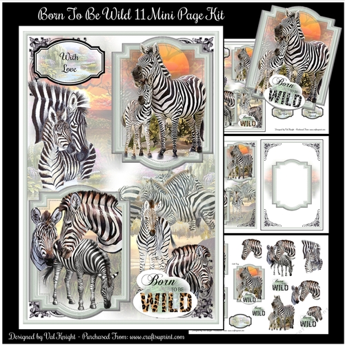 Born To Be Wild 11 Mini Page Kit