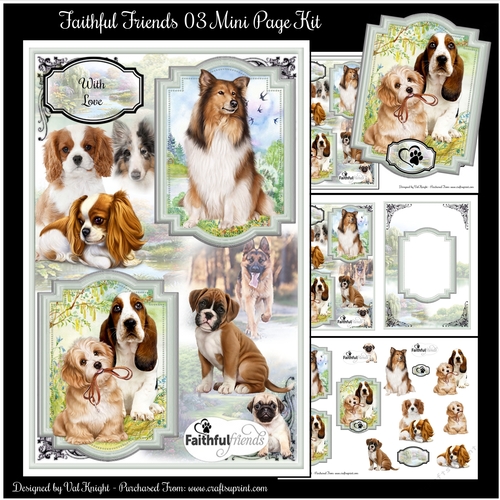 Faithful Friends 03 Mini Page Kit 