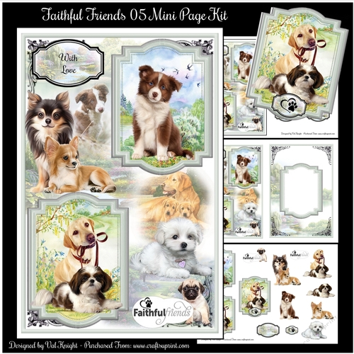 Faithful Friends 05 Mini Page Kit