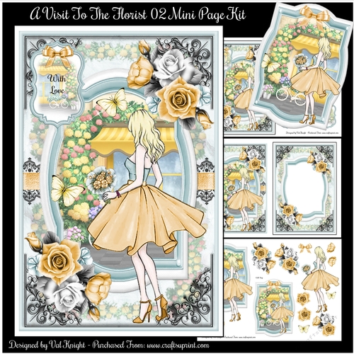 A Visit To The Florist 02 Mini Page Kit 
