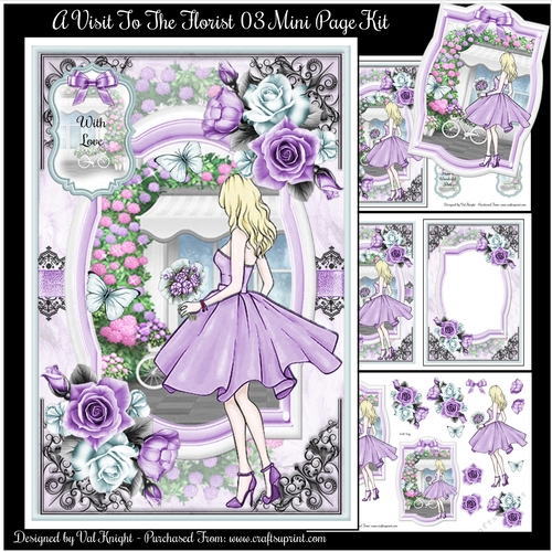 A Visit To The Florist 03 Mini Page Kit 