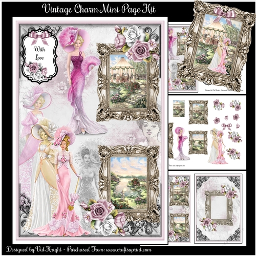 Vintage Charm Mini Page Kit