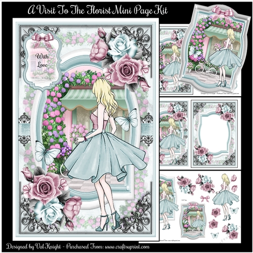 A Visit To The Florist 04 Mini Page Kit 