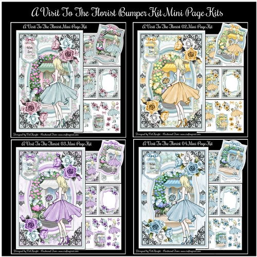 A Visit To The Florist Bumper Mini Page Kits
