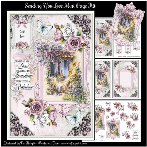Sending You Love Mini Page Kit 