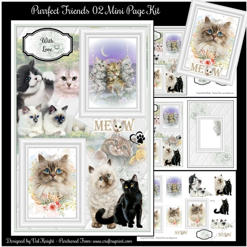 Purrfect Friends 02 Mini Page Kit 