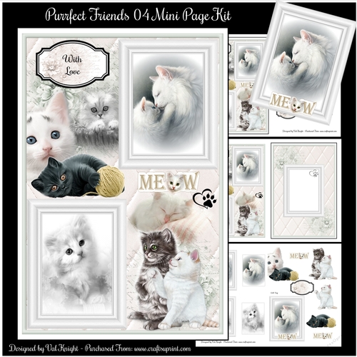 Purrfect Friends 04 Mini Page Kit 