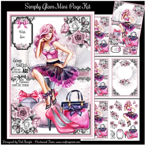 Simply Glam Mini Page Kit