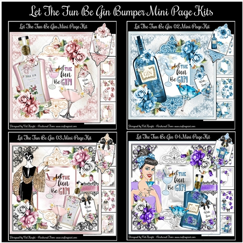 Let The Fun Be Gin Bumper Mini Page Kits