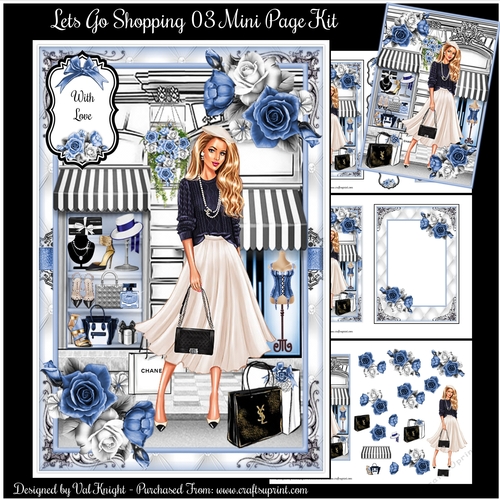 Lets Go Shopping 03 Mini Page Kit