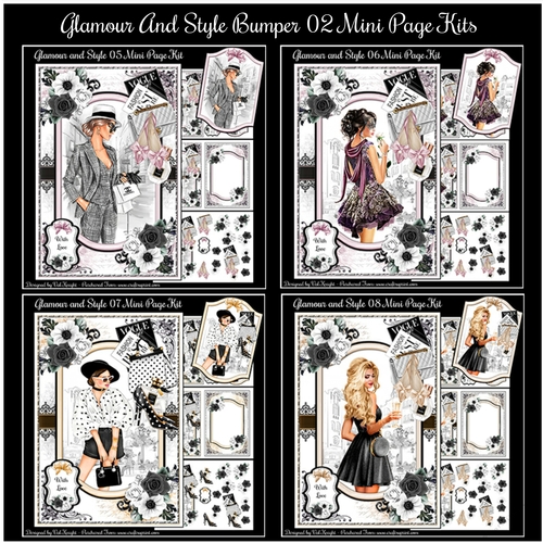 Glamour And Style Bumper 02 Mini Page Kits