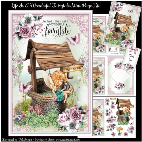Life Itself Is The Most Wonderful Fairytale Mini Page Kit 