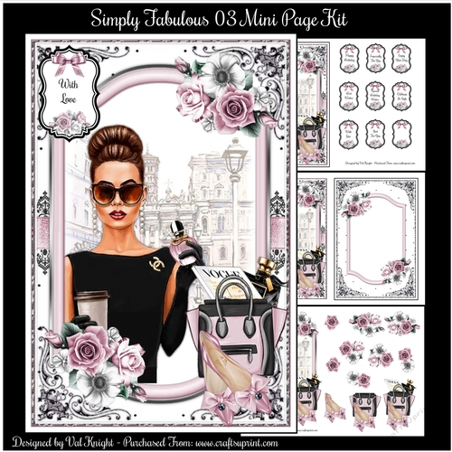 Simply Fabulous 03 Mini Page Kit